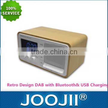 Retro Design DAB with Bluetooth& USB Charging