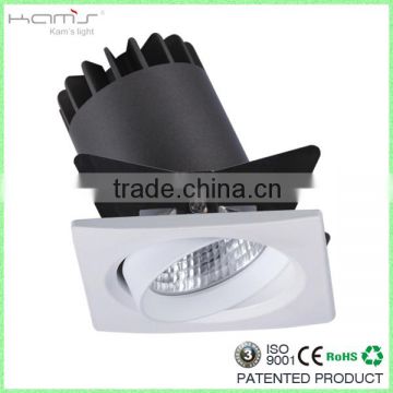 Recessed Square LED Downlight Hot Product / LED COB Ceilling Light Types of Office Lighting