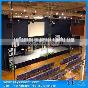 China Professional outdoor sound system sound system hall portable stage stairs