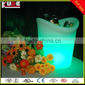 Best selling led ice bucket for beer rechargeable led ice bucket with remote control