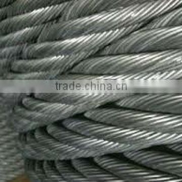 6x7+IWS Galvanized & Ungalvanized Steel wire rope