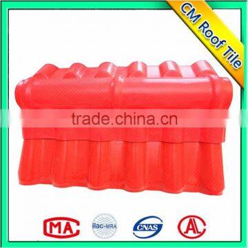 Great Load-carrying Ability Corrugated Synthetic Resin Chinese Temple Roof Tiles