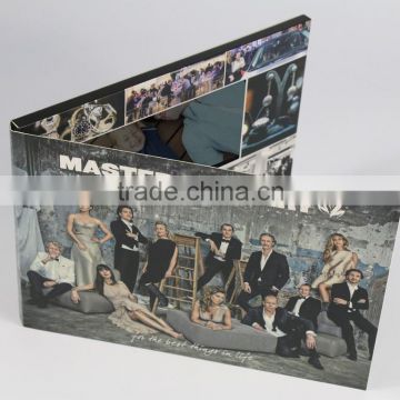 video brochure with 4.3" A4 2G LCD screen for advertising WITH Factory supply