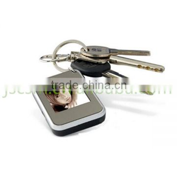 1.5'' inch mini frame beautiful keychain digital frame battery operated for gift
