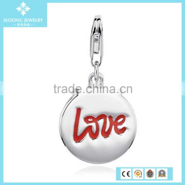 Love Charm in Sterling Silver