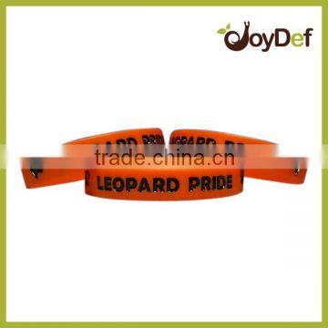 Custom Promotional Debossed Printed Silicone Bracelets