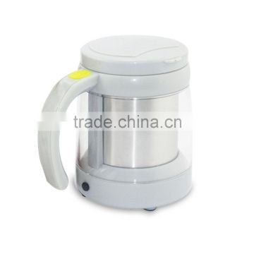 Wholesale Double wall stainless steel mini stirring mugs automatic coffee mug,Rechargeable Stirring Cup