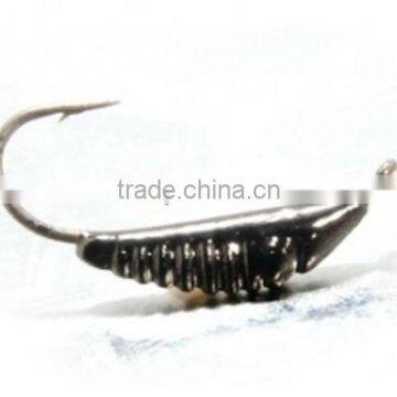 Shrimp shape Tungsten ice jigs