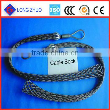Cable socks with turnable eyes and alloy shoulders