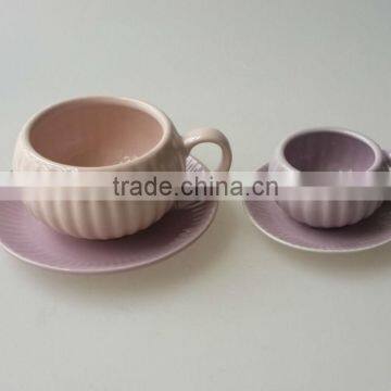 Factory wholesale ceramic small coffee cup set