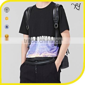 2017 Summer hot sale mens casual wear tshirt printing custom t shirt
