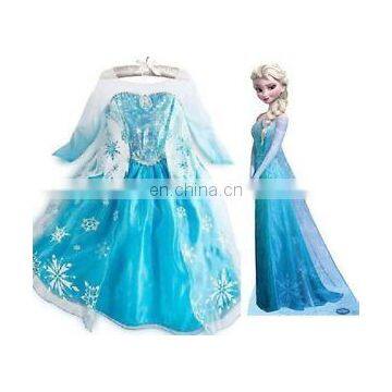 Very beautiful elsa costume fashion design frozen elsa dress wholesale FC2107