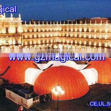 inflatable giant clear dome tent for show