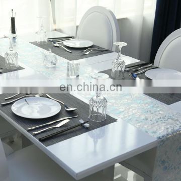 china manufacturer simple light flower bronzing western table clothes