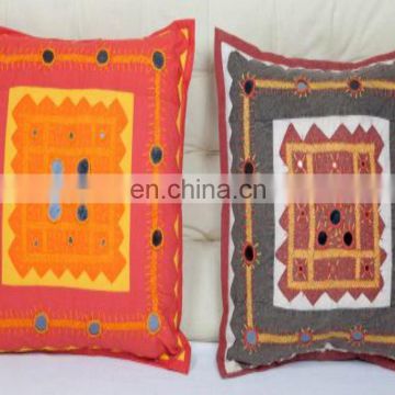 wholesale indian Handmade Designs Living Room Sofa Home Decor Cushion Cover Decorative Pillow Cover