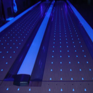 Indoor Bowling Lane Division Cappings Wood