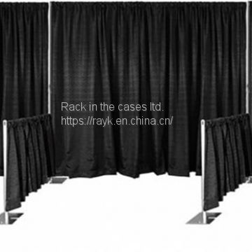 2019 RK hot sale black  pipe and drape for wedding decoration for sale