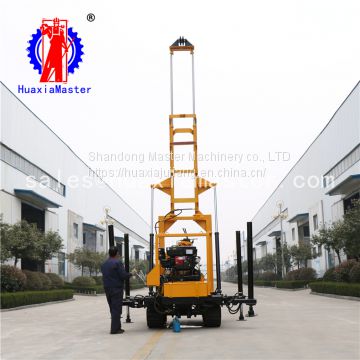 Diesel engine is reduced the operate's labour intensity greatly / XYD-200 crawler hydraulic core drilling rig