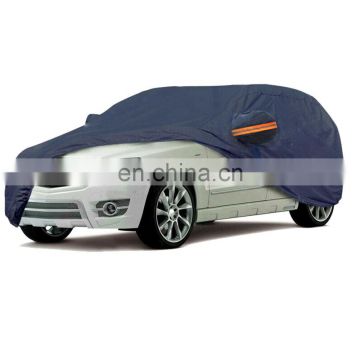Full Car Cover Waterproof Outdoor&Indoor All Weather Protection Breathable SUV YXL Dark Blue