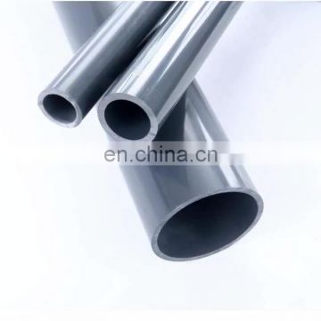 SCH80 DIN grey pvc upvc plastic pipe for chemical industry