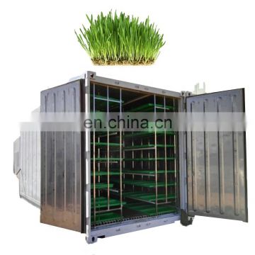 Large fodder hydroponics system , Hydroponic grass growing plant for cattle