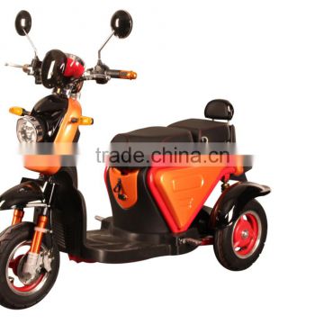 Unfoldable handicapped 3 wheel electric mobility scooter