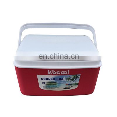 Factory Wholesale Small MOQ Plastic 8L Picnic BBQ Food Refrigeration Car Ice Cooler Box