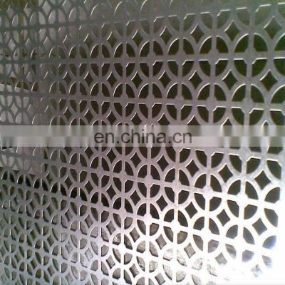 regular pattern Round Hole Perforated Stainless Steel 304 Plate