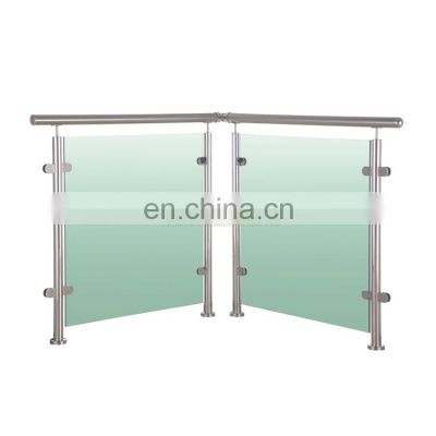 Ss Designs Deck Glass Railing Post Stainless Steel Glass Railing Balustrade