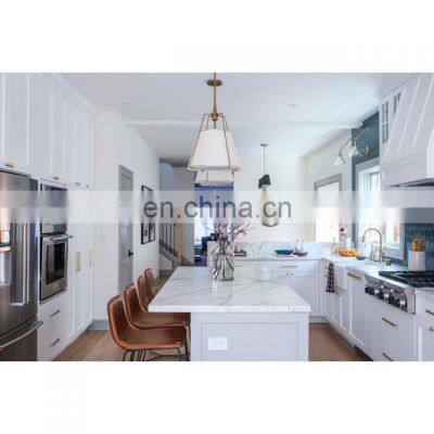 Classic White Shaker Modular Modern Kitchen Cabinets