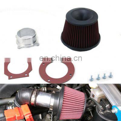 Universal Car 75mm Dual Funnel Adapter auto motive circular truck air filter