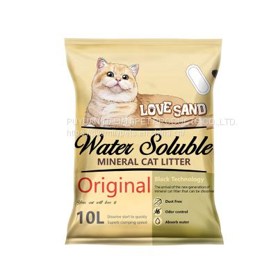 Cat Toilet Litter Bentonite Mineral Cat Sanitary Sand Easy Clean Oem Factory