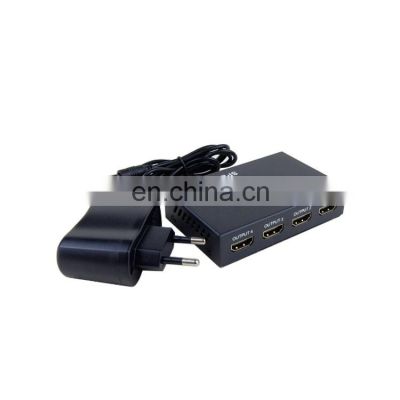 DC12V 1 in 4 out 4K HDMI Splitter with EU Plug