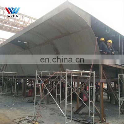 Truss Space Frame Steel Structure Football Stadium/stadium Steel Roof Structure Steel Workshop