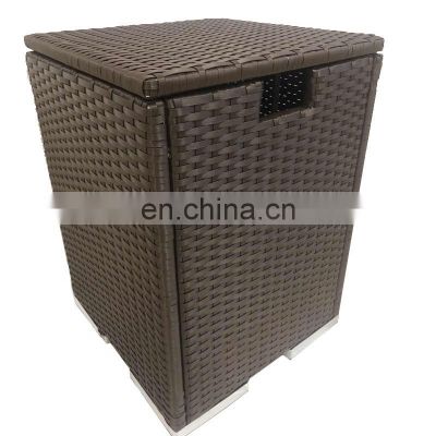 Latest Design PE Rattan Wicker Cabinet for Storage /high quality Rattan woven box