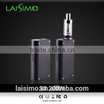 100% Authentic laisimo S3 200w high level real output power dual 18650 TC mod