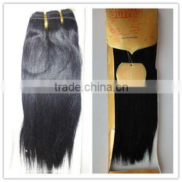 Top Quality 100% Human Hair Silky Yaki Perm Weave