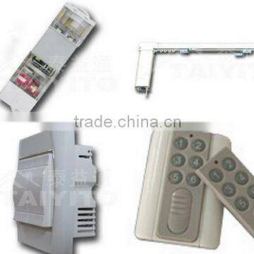 Remote control curtain motor, automatic curtain, electric curtain system for home automation