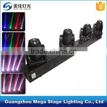 color changing rgbw 4in1 led beam 4 heads moving head lights