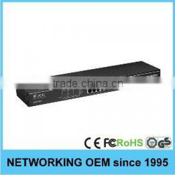 24 port 10/100/1000 Ethernet Switch metal case