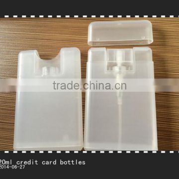 15ml empty plastic credit card perfume pump spray bottles