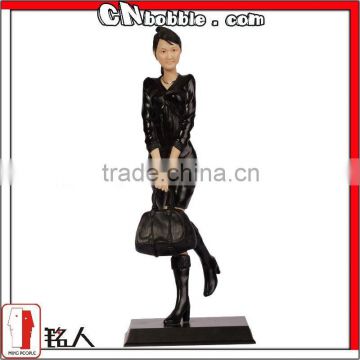 custom resin Fashion lady Figurine