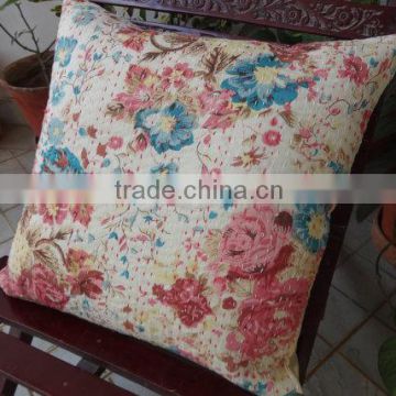 Kantha Cushion Cover Set,Traditional Handmade cushion cover,Decorative Kantha Cushion Cover,Decorative Kantha Work India