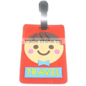 3d colored customized pvc luggage tag