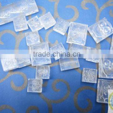 Custom personal logo rubber inking making clear soap stamps