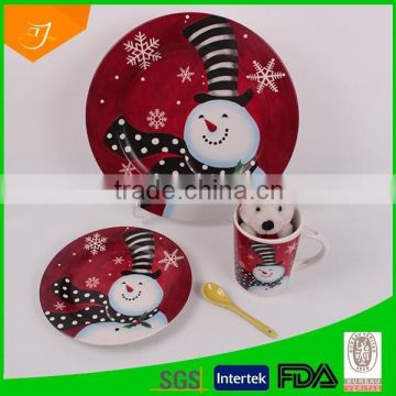 ceramic winter dinnerware