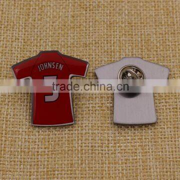 Promotion custom metal printing clothes lapel pin