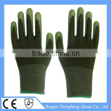 13 gauge latex dipped BAMBOO Spandex GLOVES