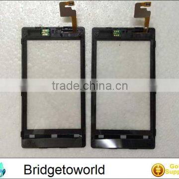 High quality touch panel for N520 front glass with cable and frame bezel