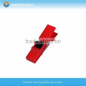 cheap wholesale customized office magnetic plastic clip